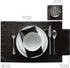 Cotton Cocktail Napkin - 4.3 x 4.3 in - 50 units per roll - Black...