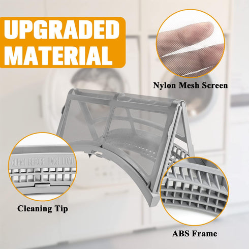 Improvedhand DC61-02595A Dryer Lint Trap Screen Replacement for Samsung Dryer, Replaces Part # 2069505, AP4578777, PS4206799, EAP4206799...