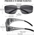 Polarized Sunglasses Fit Over Glasses for Women Men with UV400 Protection Over Wrap Around Sun Glasses...