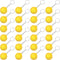 24 Pack Tennis Ball Yellow Keychains Mini Foam Tennis Ball Keychain Sport Keychains for Sports Party Favors, School Carnival Reward, Party Bag Gif...