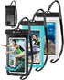 Universal Waterproof Phone Pouch 3 Pack, IPX8 Phone Water Protector Pouch Case Bag Lanyard Compatible iPhone 14 13 12 Pro Max Samsung Galaxy S22, ...