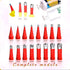 34-Piece Caulking Tool Set Easy Caulking Finisher Set Silicone Caulking Tool Sealant Remover...
