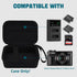 HESTECH Hard Travel Camera Case for Canon PowerShot G7 X Mark II/G7X Mark III, 4K Digital Camera Bag with Zipped Mesh Pocket for Charger, USB Cabl...