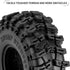 INJORA 1.0 Tires - S5 Swamp Stomper Crawler Tires for TRX4M AX24 SCX24 FCX24 1/18 1/24 RC Crawler Car, 63 * 24mm, T1018...