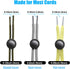 Plastic Cord Locks Double Hole Spring Toggle Stopper for Shoelaces, Drawstrings, Paracord, Bags, Clothing, Black...