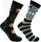 Rick & Morty Casual Socks, 2 Pack, Shoe Size 6-12...