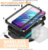 for iPhone 14 Pro Max Case,Shockproof Hard Case Aluminum Metal Gorilla Glass Military Heavy Duty Sturdy Protector Cover for iPhone 14 Pro Max,with...
