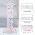 CamyCosy Headphone Stand Gaming Headset Holder for Desk,Clear Tulip Flowers Pattern Cellphone Stand Earphone Stand Desk Accessories for All Headph...