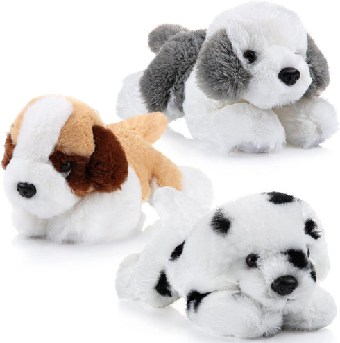 Skylety 7.87 Inches Plush Dog Plush Puppy Dog Stuffed Animal Soft Plush Dog Pillow Toy Fluffy Puppy Set for Girls Kids Dog Theme Party Favor Birth...