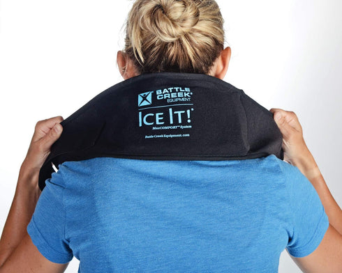 Cold & Hot Therapy System Ice Pack - Ice It! ® MaxCOMFORT™ (Neck Wrap (510)) – from Battle Creek Equipment, Hot & Cold Therapy Items Since 1931...