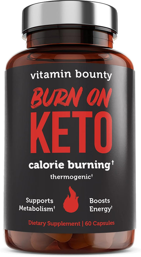 Vitamin Bounty Burn On Keto Multivitamin – Keto-Specific Nutritional Support with Magnesium, Potassium, and MCT for Energy, Cramp Relief, and Nutr...