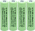 AA 600mAh 1.2V NiMH Rechargeable Batteries for Solar Light,Solar Lamp,Garden Lights Green(4 PCS)...