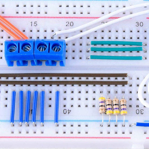 QISF 560Pcs Breadboard Jumper Wires Assorted Kit, Preformed Breadboard U-Shape Jumper Wires 14 Assorted Length + 6PCS Staniless Steel ESD Anti-Sta...
