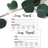 50 Request a Recipe Card for Bridal Shower - Invitation Insert for Bridal Wedding Baby Shower, Size 3.5" x 2" inches....
