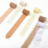 6 Rolls Handmade Fringe Chiffon Silk Ribbon 1.5" x 3 Yd Colorful Ribbon for Wedding Invitations, Bridal Bouquets, Gifts Wrapping, DIY Crafts (Nude...