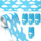 Blue Sky Clouds Bulletin Board Border Classroom Borders for Bulletin Board Scalloped Bulletin Board Decor Blue Board Trim for Bulletin Board Class...