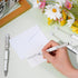 20Pcs White Beadable Pens Plastic Bead Ballpoint Pens Bulk with 50Pcs Black Ink Cute Cool Diy Pens for Journaling Women Teacher Graduation Christm...