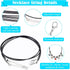 Paxcoo 150Pcs Black Necklace String Cord Bulk for Charms Pendants, Waxed Cotton Cord with Jewelry Clasps for Bracelets, Necklaces, Jewelry Making ...
