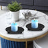 Iron Plate Candle HolderBlack Pillar Candle Holders for Table?Decorative Pillar Candle Plate?Pedestal Candle Stand for LED & Wax Candles, and Wax ...
