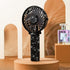 Mudder Crystal Bling Rhinestone Mini Handheld Fan Portable Usb Rechargeable Fan Battery Operated Small Folding Personal Fan for Girls Women Outdoo...