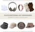 8 Pack hat racks for baseball caps wall, Stainless Steel Hat Organizer for baseball caps, No-Drilling,Strong Adhesive Hat Hanger, Hat Holder for p...