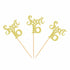 Ercadio 24 Pack Sweet 16 Cupcake Toppers Gold Glitter Age Sixteen Cupcake Picks Anniversary 16th Kids Birthday Party Cake Decors...