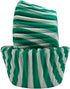 Regency Wraps Greaseproof Professional Grade Baking Cups, Pack of 40, Standard Liners, Green/White Stripe, for Cupcakes, Muffins, Candy, Non Stick...