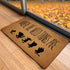 Funny Entry Rugs for Inside House Decor Indoor Rubber Doormat Where The Wild Things are Personalized Monogram Kitchen Rugs and Mats with Anti-Slip...