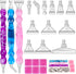 DoreenBow 21Pcs Diamond Art Painting Pen Metal Tips Kit Stainless Screw Thread Tips Multi Placer Tips Diamond Art Painting Accessories 5D Diamond ...