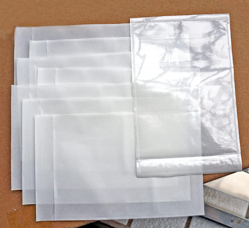 Premium 4.7''x7.5'' Packing List Envelope, Tailored Size for 4x6'' Shipping Labels,Self Adhesive Shipping Label Pouch/Sleeve (50 pack)...