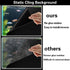 Fish Tank Aquarium Background - Black, Electrostatic Adhesion, Glue-Free, Easy Installation, Traceless Removal, Size 11.8 X 39 Inch...