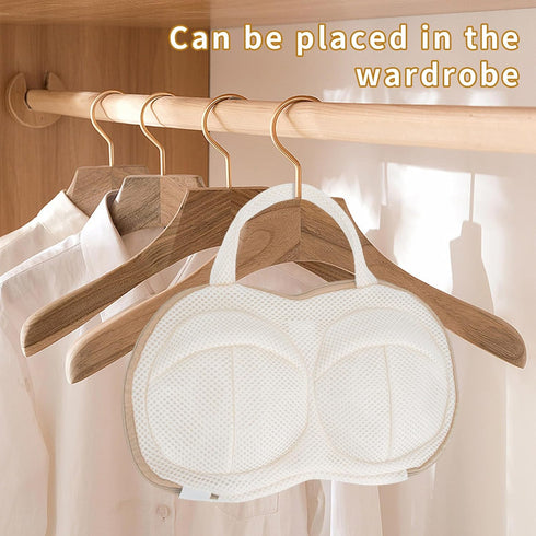 2Pcs Bra Wash Bags for Laundry Lingerie Brassiere Bag bra washing protector holder for Washing Machine Beige(A to C Cups)...
