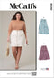 McCall's Women's Skirts Sewing Pattern Packet, Design Code M8390, Sizes 20W-22W-24W-26W-28W...
