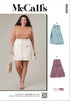McCall's Women's Skirts Sewing Pattern Packet, Design Code M8390, Sizes 20W-22W-24W-26W-28W...