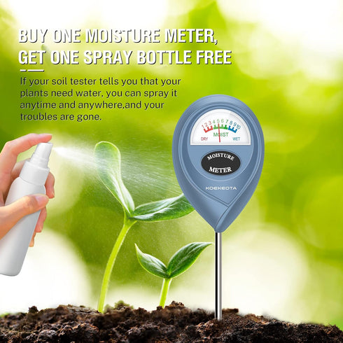 Soil Moisture Meter, Plant Water Monitor, Plant Water Meter for IndoorOutdoor Potted Plants,Soil Hygrometer Sensor for Gardening, Farming, Lawn To...