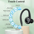 Bluetooth 5.2 Headset, Single Ear Earpiece Earphone with Mic, Hook, Noise Cancelling Headset for Business, Trucker, Driver, Wireless Bone Conducti...