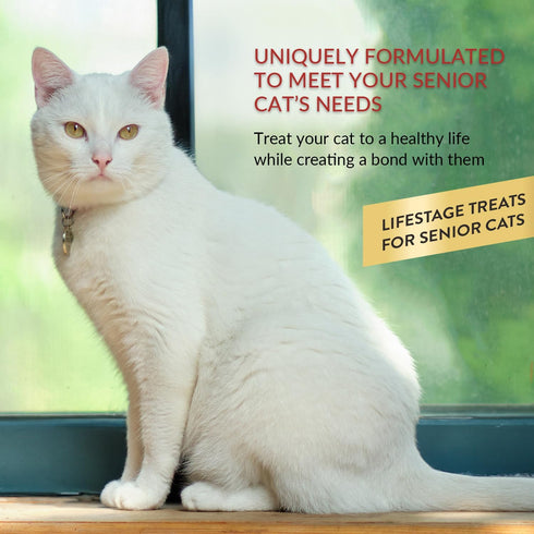 INABA Churu for Senior 10+, Creamy Lickable Cat Treats with Taurine, Vitamin E & C, 0.5 ounces Each, 24 Tubes (4 per Pack), Tuna Recipe...