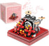 Drums Flower Mini Building Blcoks Set, DIY Creative Activity Micro Block Musical Instruments with Dust Cover, Percussion Plant Model Kits for Adul...