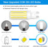 G9 LED Bulb Dimmable 8W G9 Bi Pin Base Bulb Daylight White 6000K 800LM 120V T4 Chandelier Lighting Equivalent 75W 80Watt Halogen Bright Light (Pac...
