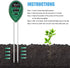 Soil pH Meter, 3-in-1 Soil Testing Kit with Moisture, Light and PH Tester for Plant, Vegetables,Garden, Farm, Lawn, Indoor & Outdoor (No Battery N...