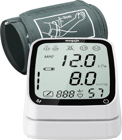 Arm Blood Pressure Monitor, maguja Blood Pressure Machine, BP Monitor Automatic Upper Arm with High Blood Pressure Cuff for Home Use...