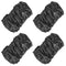 DOERDO 4Pcs Baby Stroller Wheel Cover Protection Covers for Baby Stroller Wheelchair, Black, Large...