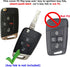 2x Coolbestda Rubber Folding 4B Key Fob Cover Glove Protector Case Accessory for 2020 2019 2018 2017 VW Golf Alltrack Sportwagen GTI Tiguan Atlas ...