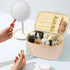 KITENROM Preppy Makeup Bag Travel Cosmetic Bags for Women Girls Multi-color Checkered Plaid Small Pouch Toiletry Bag Organizer Case Waterproof Cut...