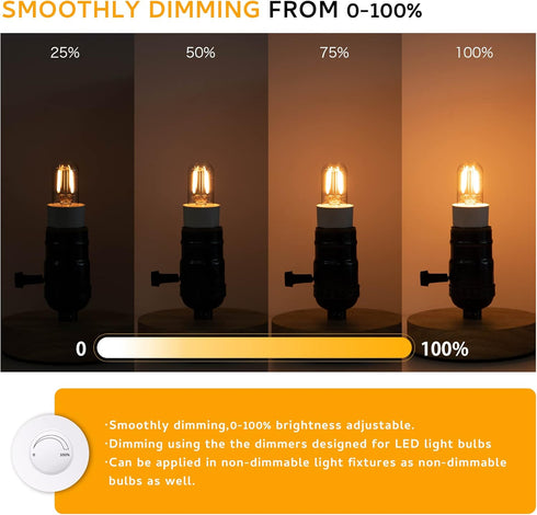 E17 Led Bulb Microwave Oven Light Bulbs for Appliance,Refrigerator,Range Hood E17/C9 Intermediate Base 2W Equivalent 15W 20W Incandescent,2W 180lm...