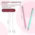 Epakh 2 Pieces Weeding Pen Vinyl Pen Pin Weeding Tool Fine Point Glitter Metal Vinyl Air Release or Car Puncturing Installation Retractable Craft ...