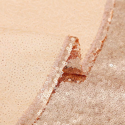 Christmas Tree Skirt 36 Inches Rose Gold Sequin Tree Skirts Glitter Sparkly Xmas Tree Skirt for Tabletop Christmas Tree Decoration...