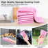 4 Pack Damp Clean Duster Towel Thick Magic Cleaning Streakless Cloths Powerful PVA Sponge Cleaning Rag Reusable Kitchen Scrub Clean Towels for Win...