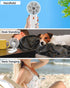 2 Pack Portable Handheld Fan, Mini Hand Held Fan, 6-15H Cooling Small Personal Fan, 180° Foldable Mini Desk Fan with 4 Quiet Speed, Neck Fan w/Lan...