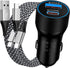 Car Charger USB C 48W for iPhone 15 Pro Max Cigarette Lighter Adapter, Samsung Galaxy A15 5G S24 S23 S22 Ultra A55 Android Phone, Google Pixel 8a ...